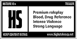 play on explicit warning sign